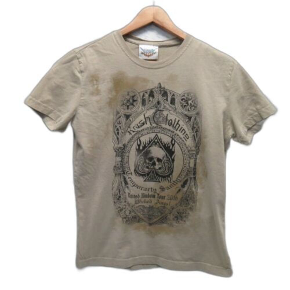 Krush Clothing Medium Wicked Angel Temporary Sanity 2006 UK Tour T-Shirt
